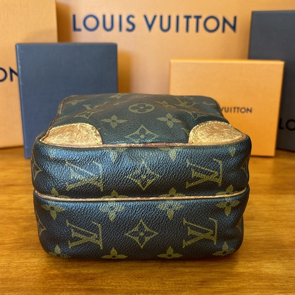LOUIS VUITTON AMAZONE MONAGRAM BAG CLASSIC LV LUXURY MADE IN FRANCE NO STRAP🤎🧡 - Picture 7 of 17